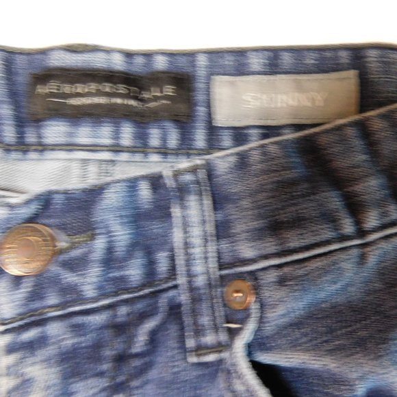 Women's Aeropostale Skinny Blue Jean's Sz.31/32 RN# 121726 - Picture 8 of 10